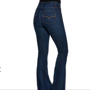 Kimes Ranch Jennifer Dark Wash Super Flare Jeans